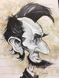 Pin By Wade Ryer On Abraham Lincoln Caricature Drawing Caricature Sketch Graphic Novel Art