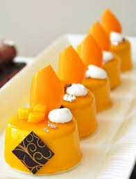 Mango Creme Bavaroise Fancy Desserts Fun Desserts Mini Desserts