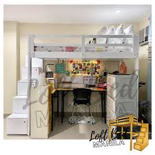 Industrial / modern design theme dimension: Loft Bed Manila Home Facebook