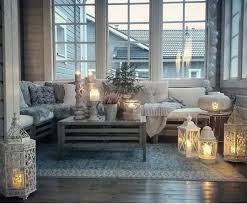 White Lanterns Enclosed Porch Lantern Decor Living Interior Design Home Living Room