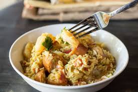 One Pot Seafood Jambalaya Recipe To Feed A Crowd Recipe Seafood Jambalaya Seafood Recipes Food For A Crowd