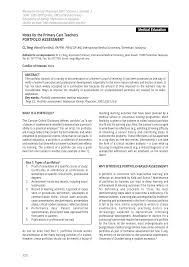 Dr fellow of the royal australian college of general practitioners (family medicine), fellow of the academy of family physicians (malaysia), bachelor of medicine & bachelor of surgery (karnatak institute of medical sciences, karnatak university, hubli, india) senior lecturer. Pdf Notes For The Primary Care Teachers Portfolio Assessment