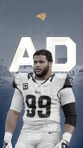 Donald, the best defensive player in the nfl, played in saturday's playoff game through a rib injury that clearly affected him. Rob De Los Santos On Twitter Aaron Donald Wallpaper Designed By Me