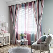 Check spelling or type a new query. Sunsky Modern Colorful Striped Curtains For Living Room Bedroom Blackout Printed Curtain And Tulle Drape Curtains Size 4 2 7m Hook Top Purple