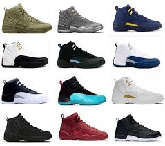 2019 12 J12 Basketball Shoes Air Women Men Taxi Playoffs Gamma Blue Grey Nyc Roral Blue Vachetta Tan Winterized 12s J12 Retro Sneakers Men Sneakers