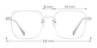 Sandy Celadon & Clear Square Eyeglasses