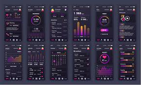 Are you looking for ui design design images templates files? Set Of Ui Ux Gui Screens Fitness App Flat Design Template For Mobile Apps Responsive Website Wireframes Web Design Ui Kit Fitness Dashboard 464056 Vector Art At Vecteezy