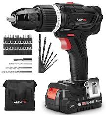 Arewtec Cordless Drill With Hammer Action 20v Drill Driver 2 0ah Lithium Ion Battery 45nm 398 In Lbs With 2 Speed 1 Cordless Hammer Drill Cordless Drill Drill