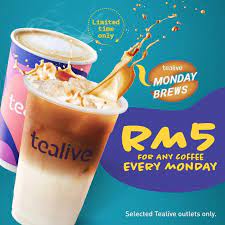 It's daring to be your best to breakthrough barriers, obstacles and challenges to achieve your. Tealive Monday Brews Promotion Coffee For Rm5