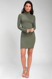 Phenomenal Feeling Olive Green Long Sleeve Bodycon Dress Burgundy Bodycon Dress Long Sleeve Bodycon Dress Long Sleeve Bodycon