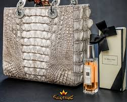 Túi Xách Da Cá Sấu | Dáng Dior Lady Size 24 | Gù | Sấu Chúa BLAZE