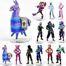Fortnite loot llama funko pop games #510 teknique action figure and plush dolls. Fortnite Llama Skull Trooper Figure Bunny Pink Bear Stand Acrylic Toy Kids Game Arte Fortnite