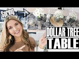 Dollar Tree Dining Room Table Decor Diy Spring Centerpiece Youtube Dining Room Table Decor Table Centerpieces Diy Diy Dining Room Table