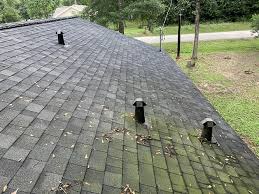 This vent pipe rises vertically towards the roof where it opens to the atmosphere to get the needed replacement air. Roof Jack With Vent Cap For Plumbing Vent Pipes Roofing Inspections Internachi Forum
