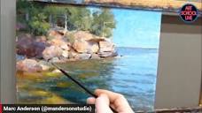 How to Paint Translucent Water with Marc Anderson - YouTube