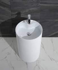 freestanding pedestal sink