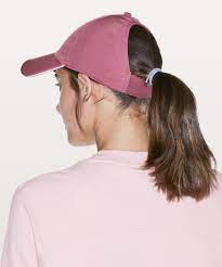 Lululemon Women S Baller Hat Run Ponytail Misty Merlot Size One Size Baller Lululemon Men Women S Headwear