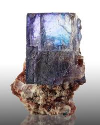 Halite Is Simply A Crystalline Form Of Common Table Salt This Blue Beauty Is From New Mexico Minerals And Gemstones Mineral Stone Rocks And Gems
