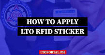 How to Get LTO RFID Sticker