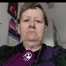 Artist recovering from cataract surgery