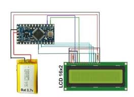The arduino board exposes most of the microcontroller's i/o pins for use by other circuits. Wiring Design Of Lcd To The Arduino Mini Pro 3 1 3 Wiring Design On Download Scientific Diagram