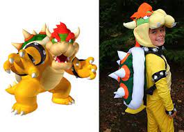 Super Mario Bros Family Costume Theme The Mom Creative Mario Halloween Costumes Bowser Costume Super Mario Costumes