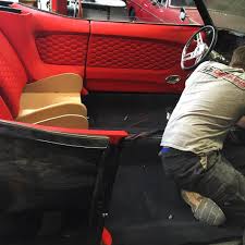 Convertible Black With Red Interior Fesler So Much Djdesigns Door Panels Chevelle Honeyco Custom Car Interior Car Interior Upholstery Car Interior Sketch