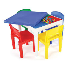 Tot Tutors 2 In 1 Lego Compatible Square Activity Table And Chair Set Bed Bath Beyond In 2020 Kids Activity Table Kids Table And Chairs Lego Activity Table