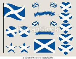 Schottland emoji zur darstellung der flagge der schottland nation. Schottland Flagge Eingestellt Sammlung Von Symbolen Herz Und Kreis Vector Illustration Canstock