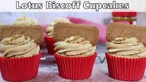 Cara buat kue kering kacang minyak tabur wijen Lotus Biscoff Cupcakes The Baking Explorer