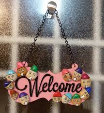 Dogal Tas Ahsap Plaka Kapi Susu Akrilik Boya Genislik 24 Cm En Genis Alan Uzunluk 12 Cm En Uzun Alan Yukseklik 1 Taslar Plakalar Painting