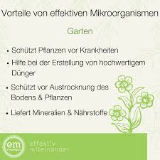 Vorteile Von Em Garten In 2020 Mikrobiologie Garten Fruchtbarkeit