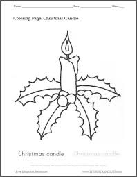 Here's a set of printable alphabet letters coloring pages for you to download and color. Christmas Candle Coloring Page For Kids Student Handouts