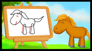 J'adore la manière dont vous dessiner car cela semble plus facile. Comment Dessiner Un Cheval Youtube