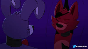 Foxy And Bonnie Share A Loving Night (FNAF) 