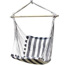 Deluxe hanging rope chair swing yard garden patio hammock cotton patio outdoor. Wooden Hammock Chair Hanging Rope Swing Cotton Weave For Kids Comfor Inno Stage