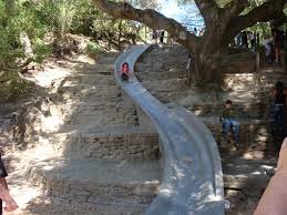 Cement Slide Berkeley Parks And Recreation Concrete Pool Slide