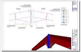 Steel Beam Ridge Apex Haunch Bolted Connection Steel Beams Steel Trusses Reinforced Concrete