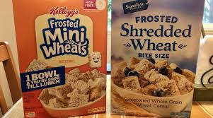 Check spelling or type a new query. Frosted Shredded Wheat Cereal Kellogg S Frosted Mini Wheats Vs Safeway Signature Select Frosted Shredded Wheat The Off Brand Guy