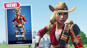 NEW RUSTLER Skin Gameplay in Fortnite! - YouTube