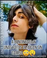 Aidan Gallagher without Shirt