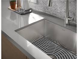 Long which fits most sinks. Ludington Silicone Sink Mat 20285 Ash Ludington Silicone Sink Mat 20285 Sterling