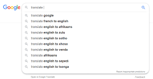 Translate English To Afrikaans Services By Google Translate
