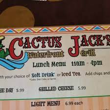 Fort myers, here is my 2 cents on the food and chatter. Cactus Jack Southwest Bar Grill Restaurant 3448 Marinatown Ln North Fort Myers Fl 33903 Usa