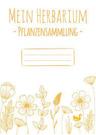 Ein herbarium ist eine systematisch angelegte sammlung gepresster und getrockneter pflanzen(teile). Herbarium Anlegen Anleitung Kostenlose Vorlage Furs Deckblatt Talu De Deckblatt Gestalten Deckblatt Vorlage Herbarium Vorlage