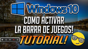 Una vez activada esta barra de juegos, el atajo por defecto para lanzarla es windows + g. Como Activar La Barra De Juegos Windows 10 Para Capturar Videos Tutorial