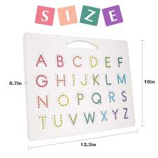 Whether your child is just starting out with writing letters or is a kindergartener who needs extra practice, my free printable. Hautton Magnetic Letters Board 2 In 1 Alphabet Letter Tracing Board Educational Toy A To Z And A To Z Read Learn Writing Drawing Tablet With Stylus Pen For Toddlers Kids Preschool Buy Online At Best Price In Uae Amazon Ae