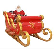 Le père noël que nous connaissons aujourd'hui a paru en xixèmesiècle. Traineau Du Pere Noel Statues Personnage Animaux Et Decors En Resine