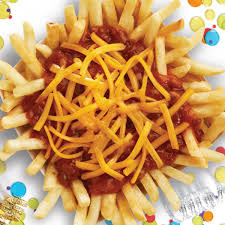 Golden brown french fries topped with cheddar cheese sauce and shredded cheddar. The Dish Celebrate New Year S Fry Day With 99 Cent Chili Cheese Fries At Wienerschnitzel Food Bakersfield Com