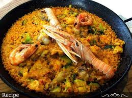 Frying Pan Paella Mixta Paella With Seafood And Meat Recipe Recipe Recipes Paella Spanish Rice Dishes